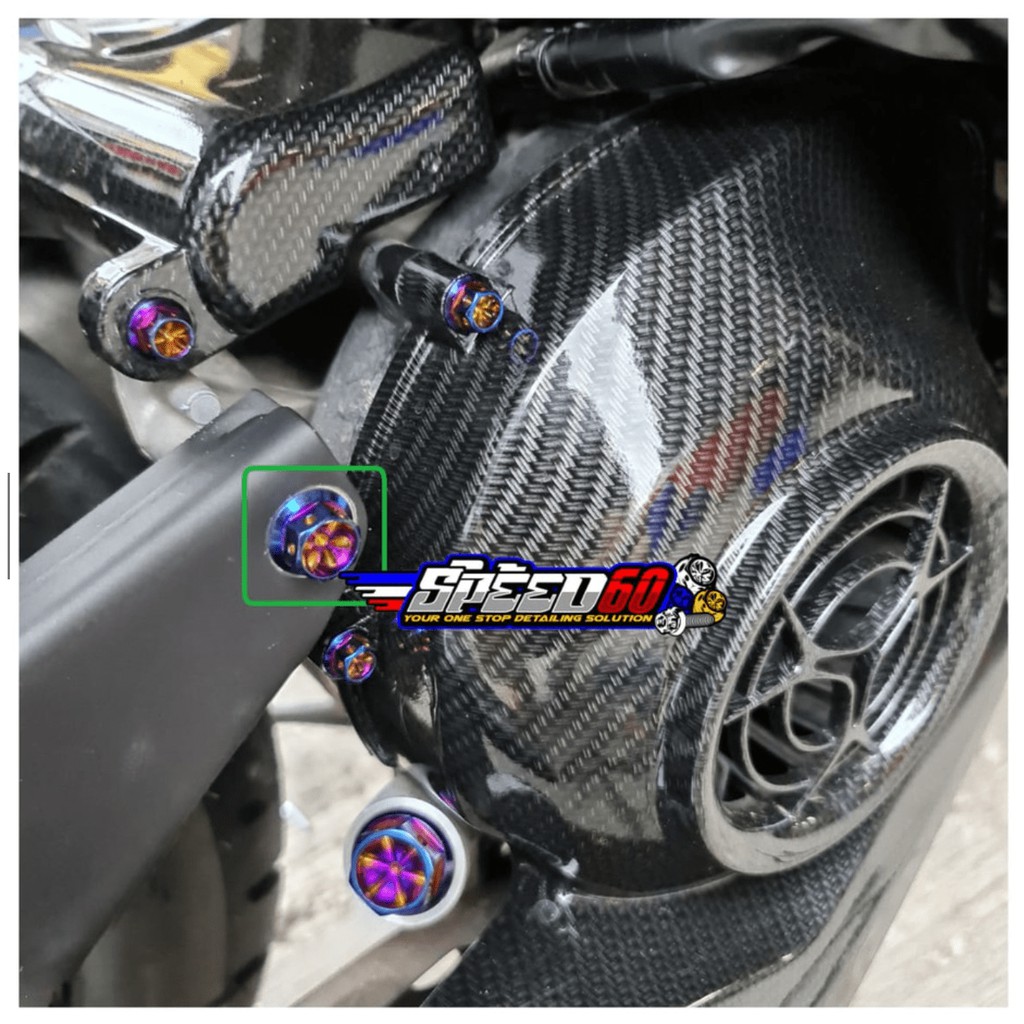 Baut Dudukan Knalpot Yamaha Freego Baut Probolt Thailand Stainless King Nut