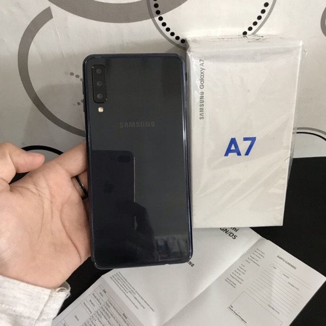 SAMSUNG A7 2018 Triple Camera FULLSET EX SEIN INDONESIA
