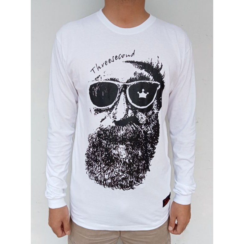 KAOS LENGAN PANJANG DEUS & THREE SECOND