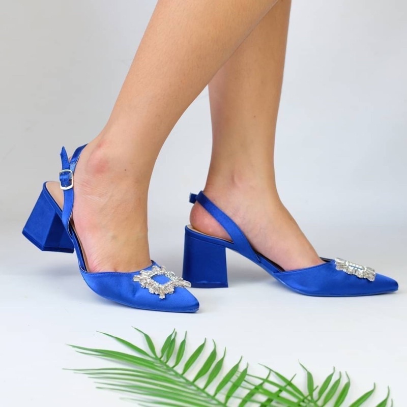 [7.7 Boombastis Sale⚡] - SEPATU WANITA PESTA PLATFORM HIGH HEELS ZS457 PREMIUM IMPORT