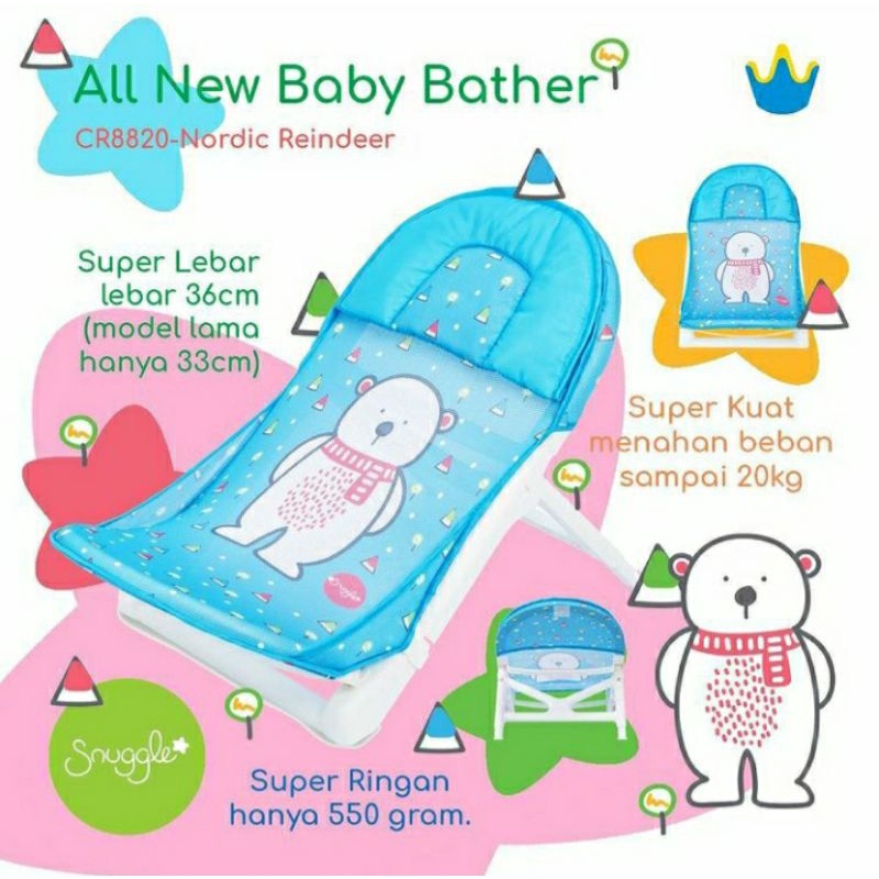 Snuggle Super Baby Bather dari Crown Baby Care / baby bather