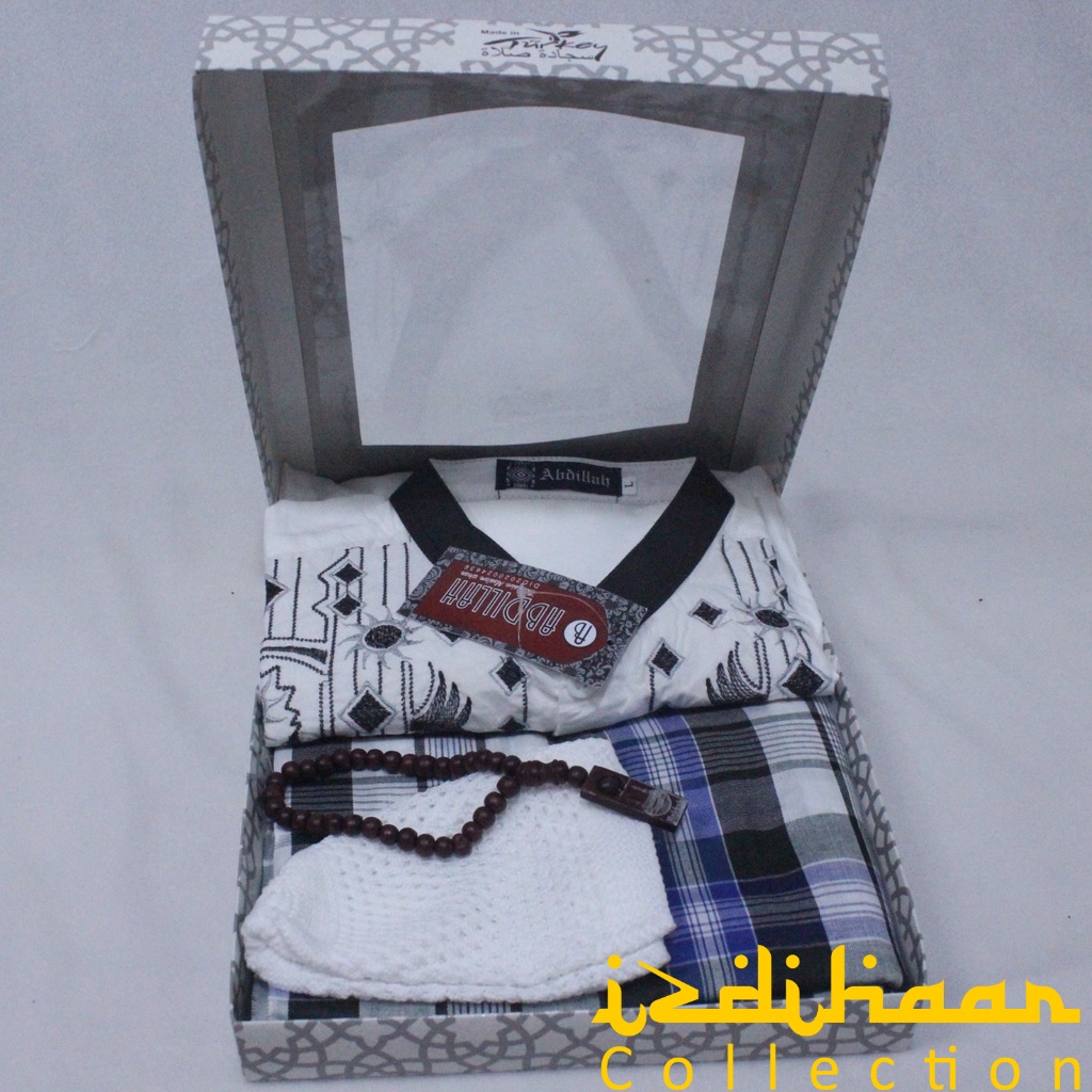 Preyer Sets hampers lebaran /sumbangan/souvenir baju koko sarung peci tasbih Parcel Baju Lebaran 202