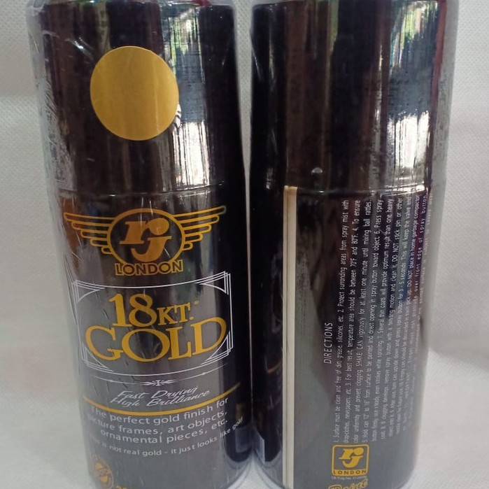 Pilok Pilox Cat Semprot Erje RJ London GOLD 18KT / EMAS (300cc/300ml)