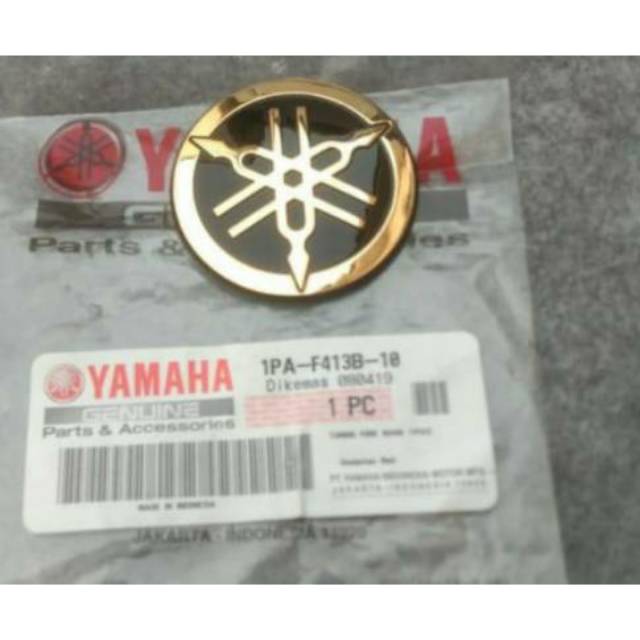 EMBLEM LOGO TANGKI TANKI YAMAHA VIXION NVL NVA ASLI ORI YAMAHA 1PA F413B 10