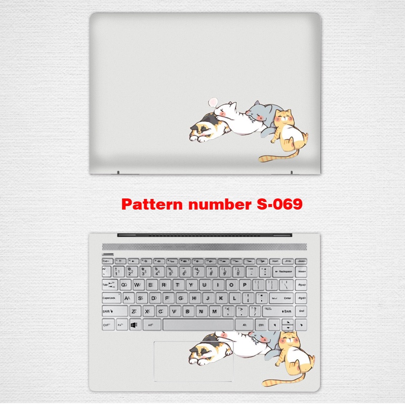 Stiker Skin Laptop Komputer 2 Sisi Bahan Vinyl Untuk 11 / 12 / 13 / 14 / 15 / 17 Inch Universal Folio 9470M 9470M 9480m Cq432