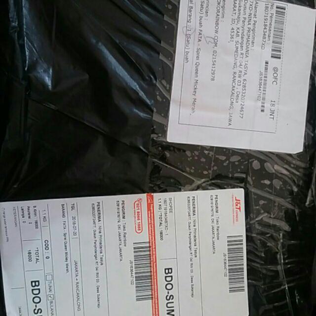 Id. Fata - Sprei Queen Mickey Merah