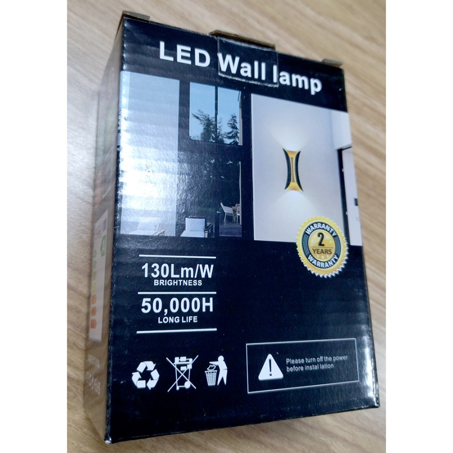 TaffLED Lampu Hias Dinding LED Minimalis 4W 4 LED Warm White - B053