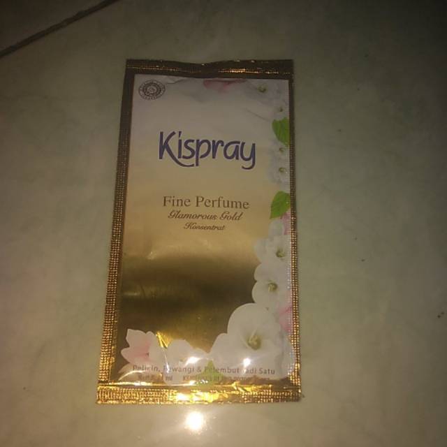 (ZARA SHOP) GRATIS KISPRAY GOLD SACHET
