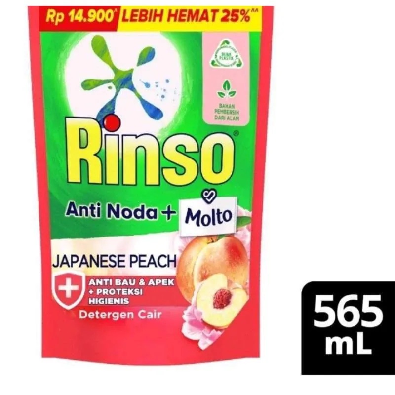 RINSO MOLTO DETERGENT CAIR 565 ML