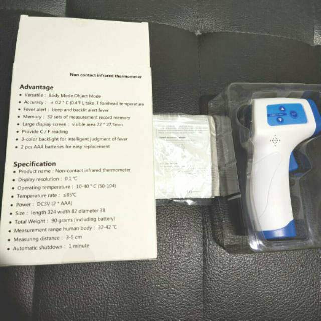 Termometer tembak / Medical Infrared Thermometer