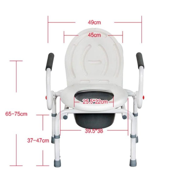 Commode Chair (Kursi BAB) Tanpa Roda FS813 / FS 813 / FS-813