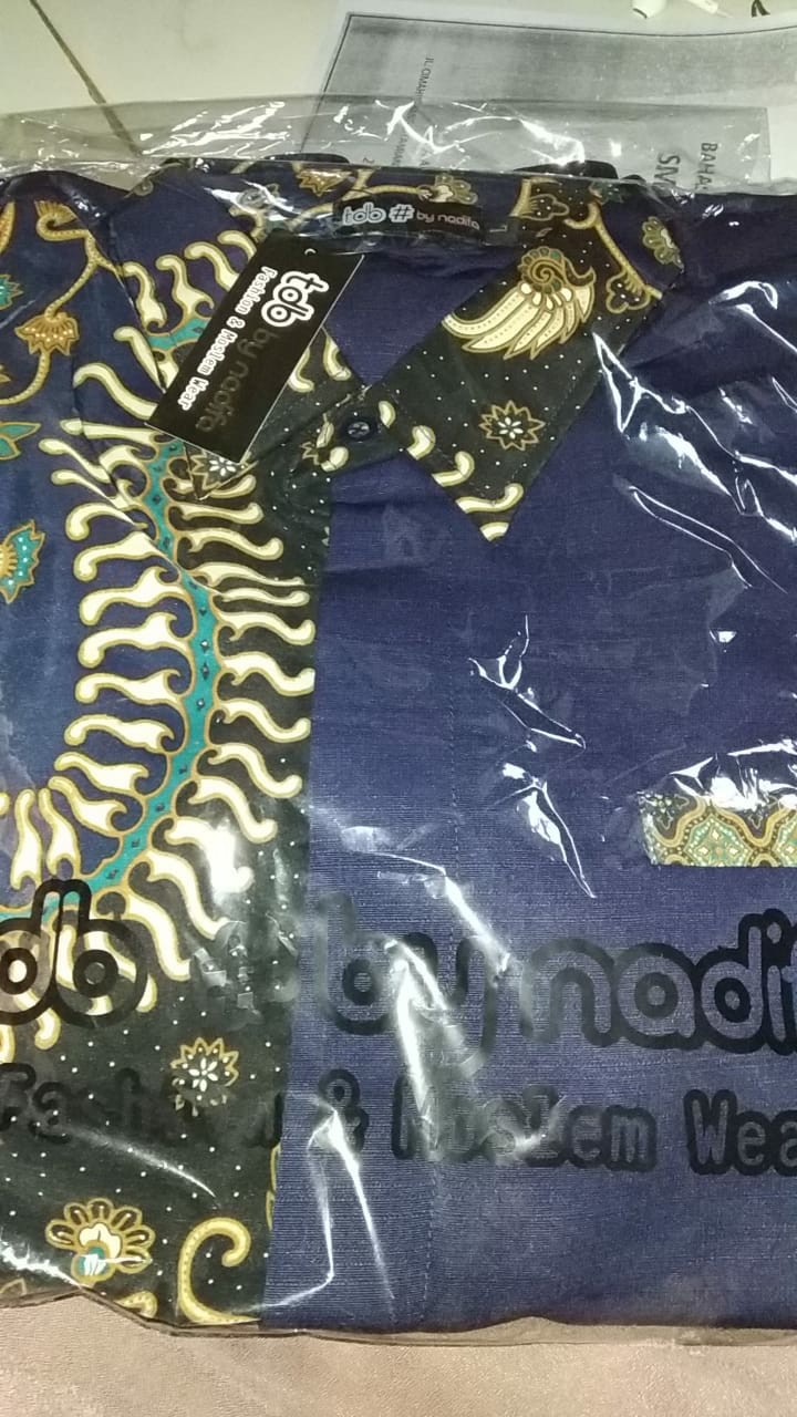 Terbaru Gamis Lebaran Couple Pasangan Batik Baloteli Dress Wanita Couple Mewah Motif Batik Premium
