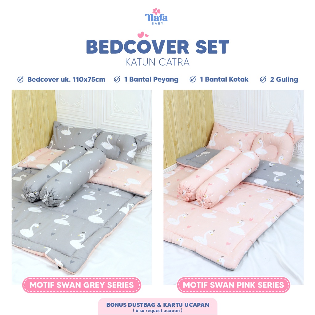 Harga BABY BEDDING BEDCOVER BAYI ALAS TIDUR BAYI SELIMUT MULTIFUNGSI
SET BANTAL GULING NAFA BABY