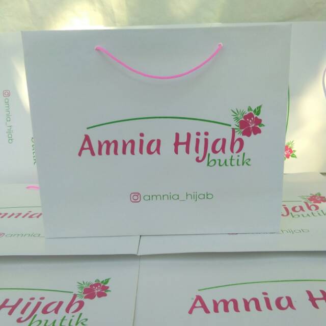 

Paperbag tas kertas hijab butik toko murah