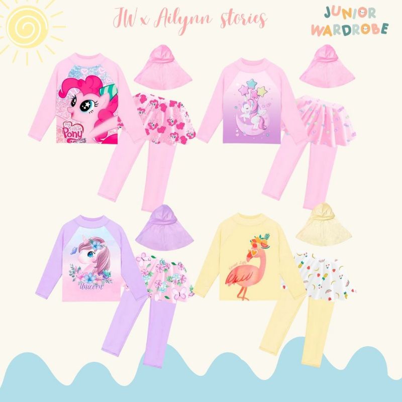 Baju Renang anak perempuan  hijab Junior Wardobe X Ailynn Stories Volume 3