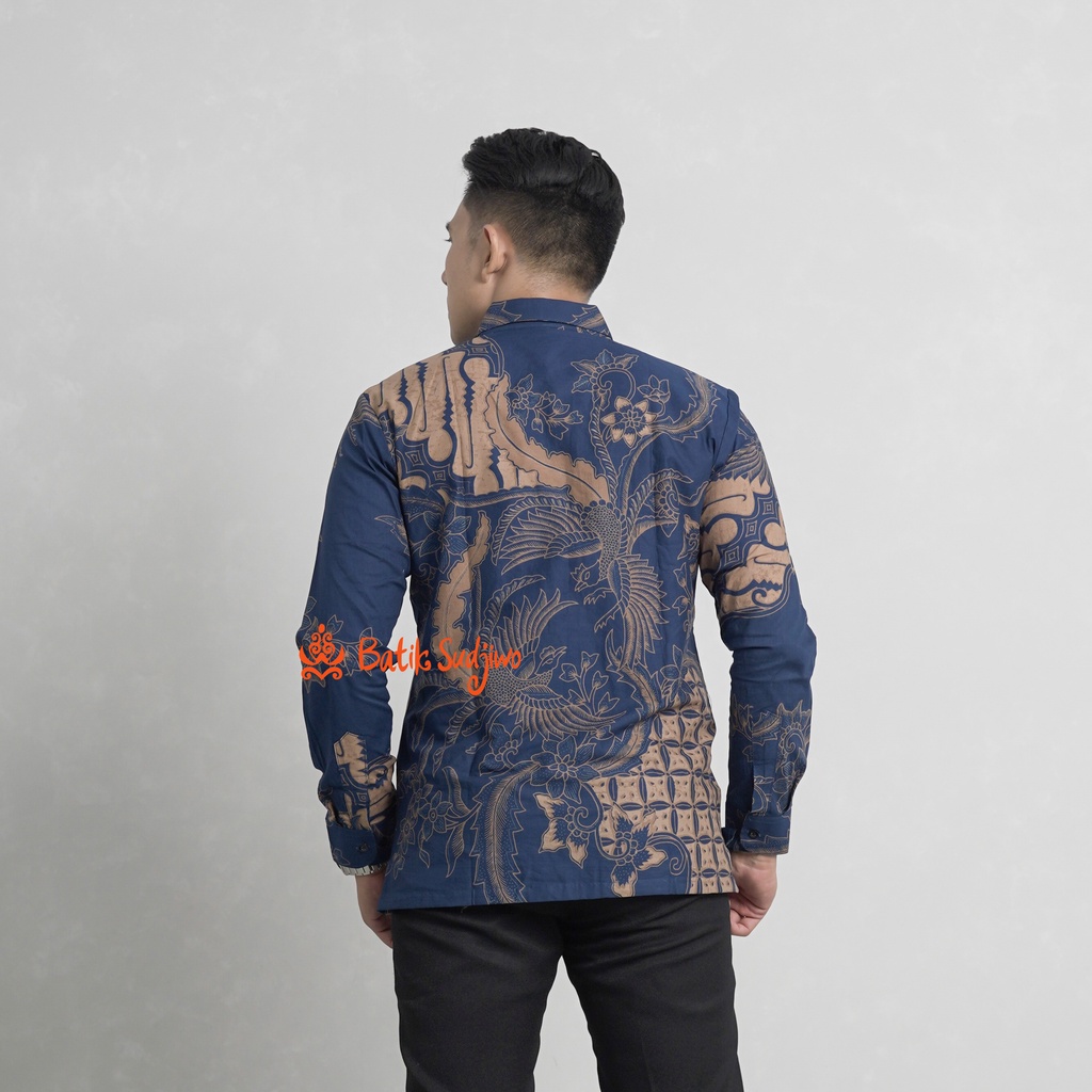 Atasan Kemeja Batik Pria Slimfit 1100