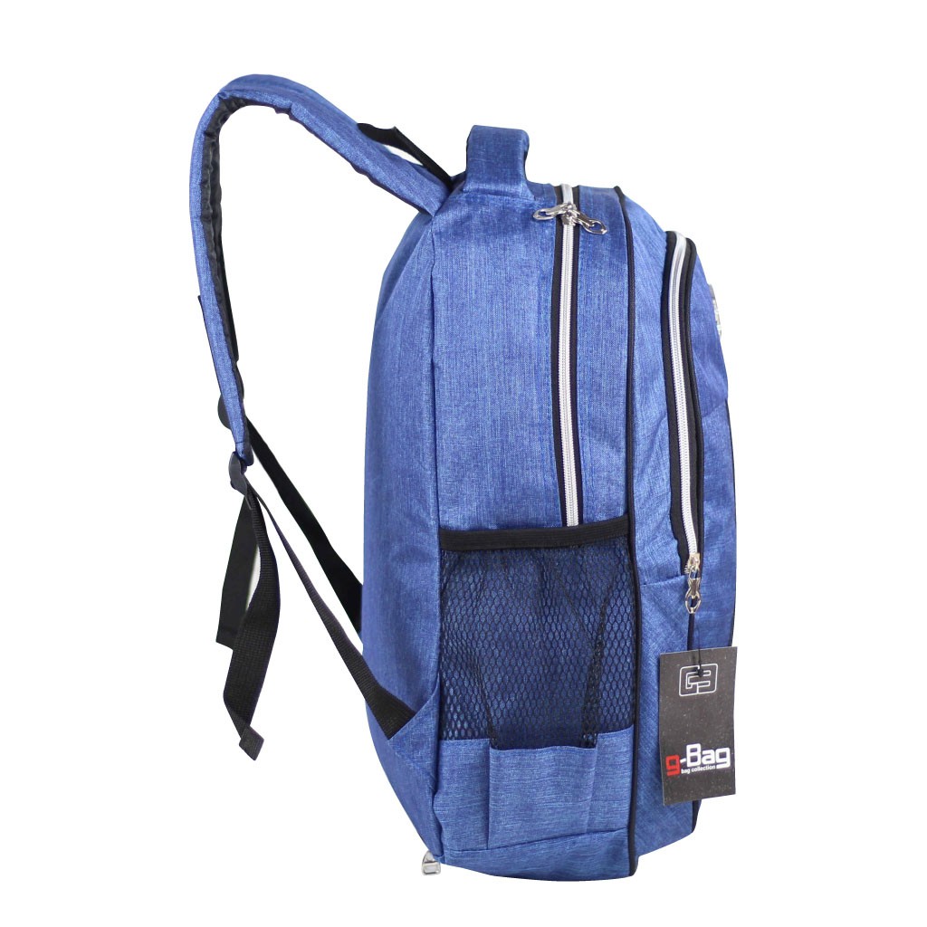 Tas Sekolah Backpack Multifungsi Tas Ransel Sekolah Denim Scotlet Biru Tas Smp Sma Backpack Laptop