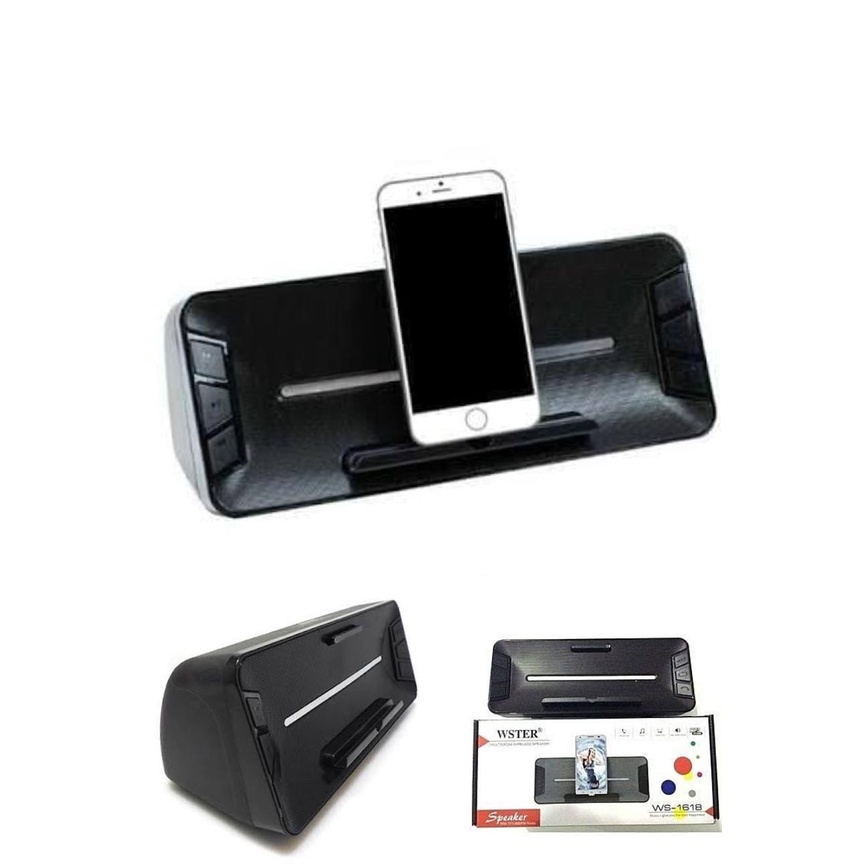 Speaker WSTER WS-1618 Phone Holder Bluetooth 3D Surround HiFi