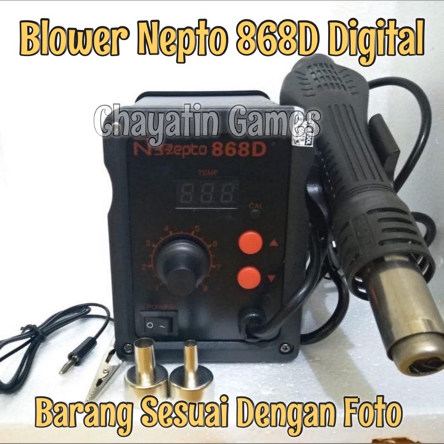 Blower Nepto Type 868D Original Model Digital Otomatis On - Off