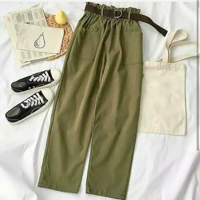 Pocket Pants Drill (Free Belt)