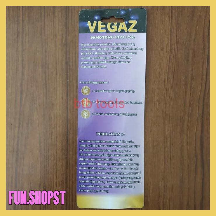 

GUNTING PIPA VEGAZ / PIPE CUTTER / GUNTING PVC