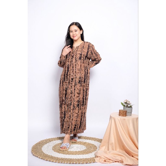Daster habel busui lengan panjang gamis merk Verell-32