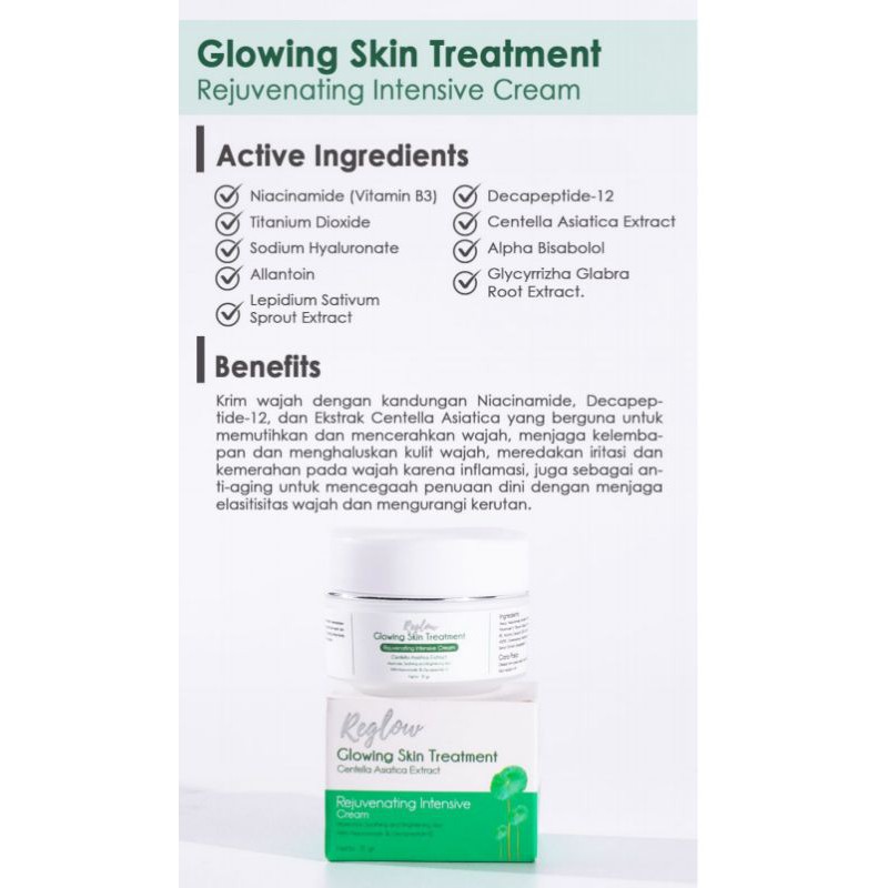 REGLOW SKINCARE SERIES (BELI 1 Paket FREE 3 HADIAH)  GLOW SKIN TREATMENT BY AMURA PAKET WAJAH-5