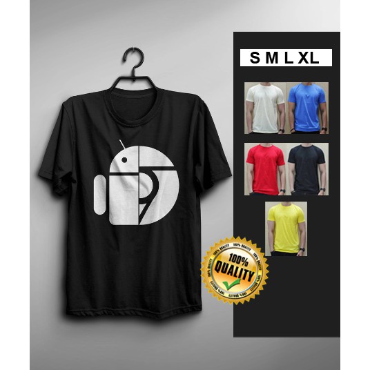 Android Chrome Kaos Murah distro grosir berkualitas Sablon polyflex