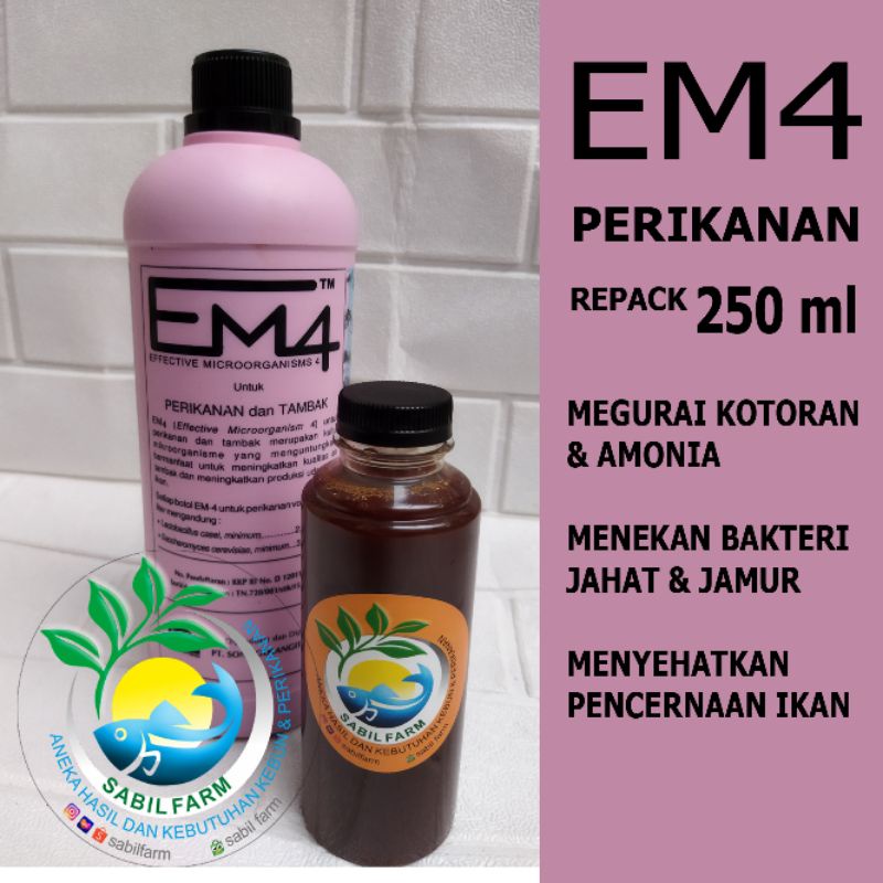 Jual Probiotik Em Perikanan Dan Tambak Repack Ml Shopee Indonesia