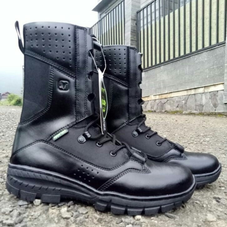 SEPATU PDL MARCHAZ KULIT ASLI SEPATU PDL TNI POLRI SECURITY SATPAM SEPATU BOOTS PRIA KULIT ASLI