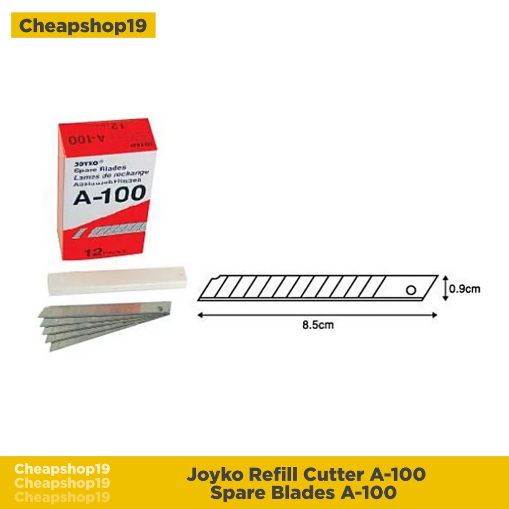 

Isi Cutter Joyko Kecil A100 refill cutter