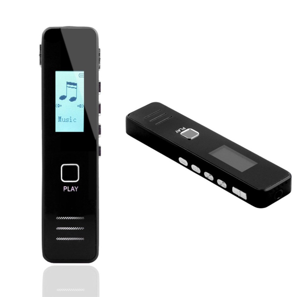 SK302 Perekam Suara Digital Meeting Voice Super Slim Recorder HD Zinc Alloy Case - 8GB