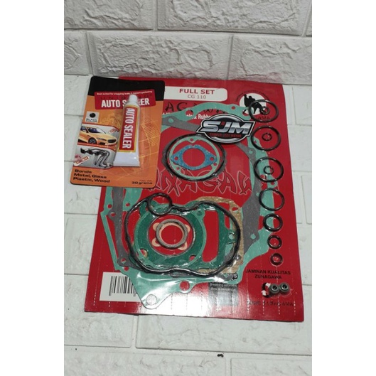Packing Paking Gasket Fullset Mesin Honda Cg110 Cg 110 Dan Lem Sealer SET