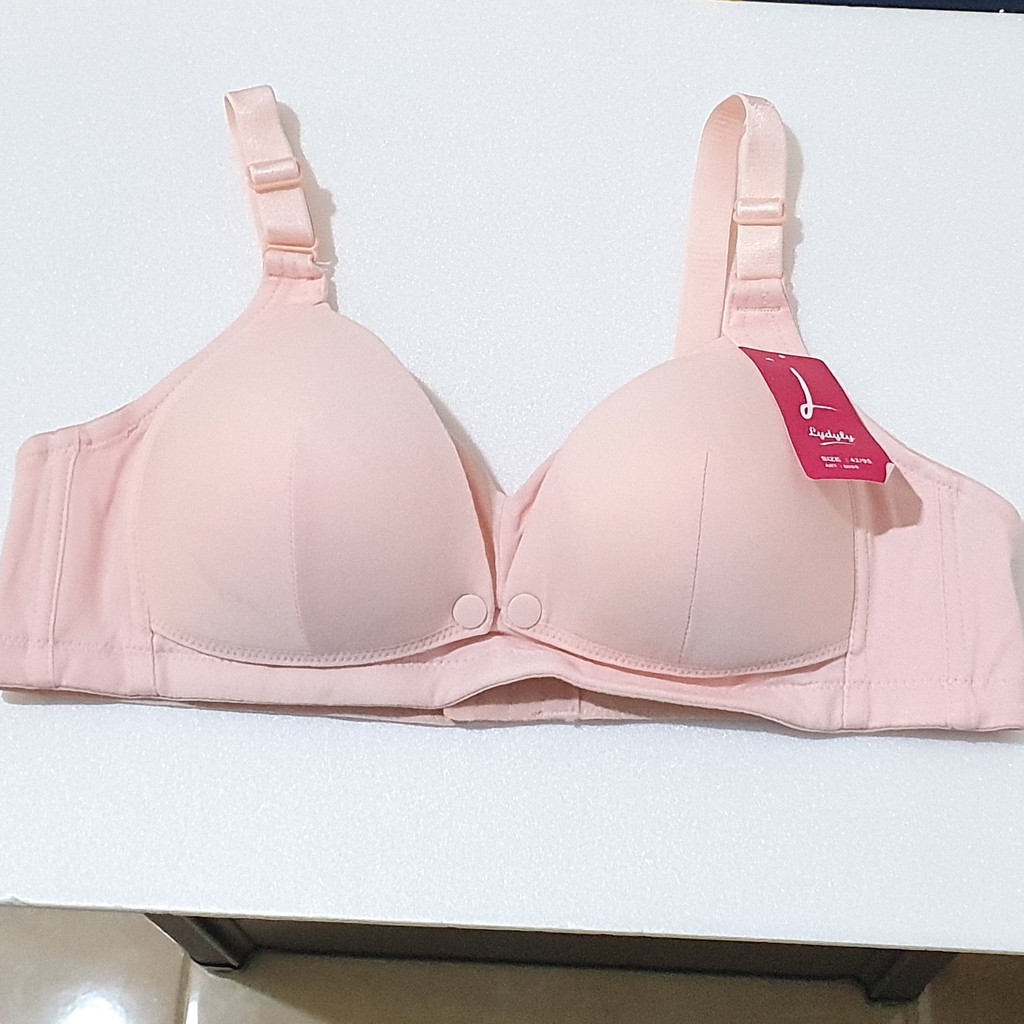 Bra / BH Ibu Menyusui Lydyly 8098 (Busa Tipis, Tanpa Kawat, Bisa Lepas Tali, Kait 4)