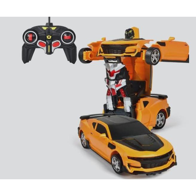 Rc Mobil 2 In 1 Deformation Bumblebee Mobil Robot Transformer