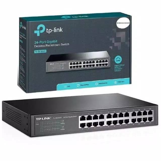 TP-LINK TL-SG1024D 24 Port Gigabit Rackmount Switch / TPLINK TL-SG1024D