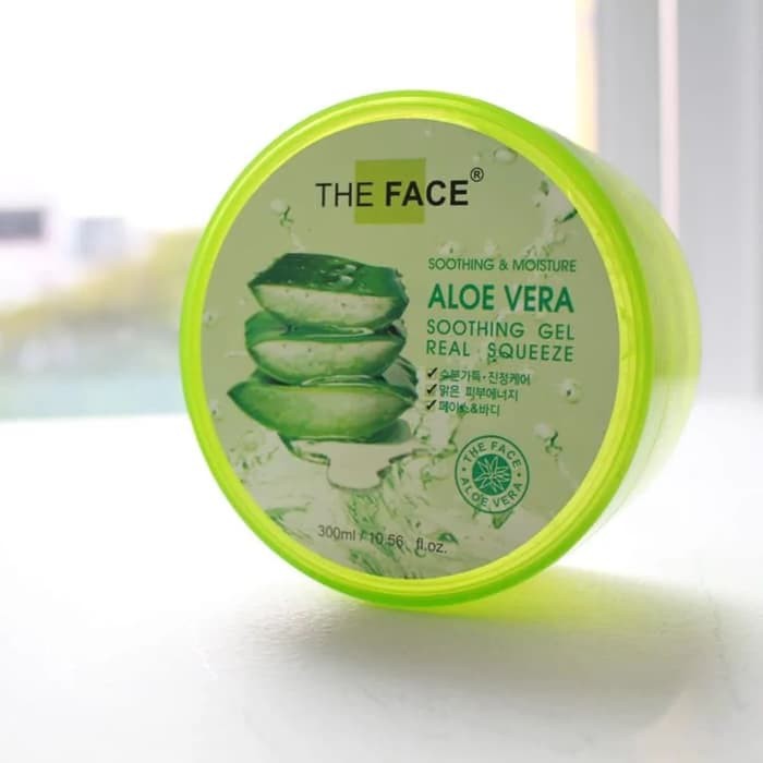 THE FACE Aloe Vera Soothing Gel Real Squeeze 300ml