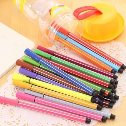Pensil, pensil warna, crayon, cat air dan bolpoin adalah…