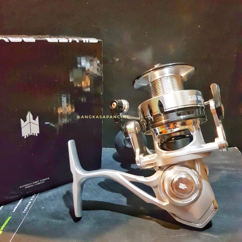 REEL TRIDENTECH SILVER RAYS LIGHT / REEL POWER HANDLE TRIDENTECH SILVER RAYS LIGHT 1000 / SILVER RAY