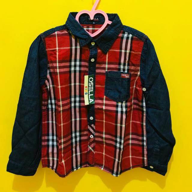 kemeja osella kids