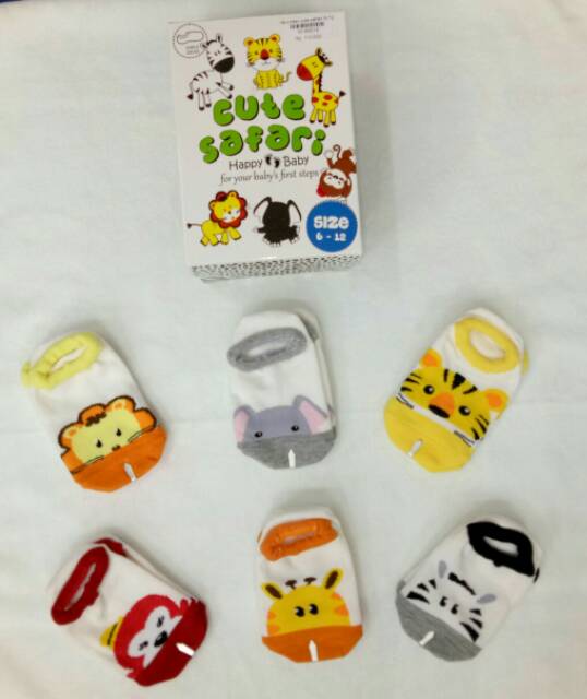 Kaos Kaki Happy Baby 6-12bulan.