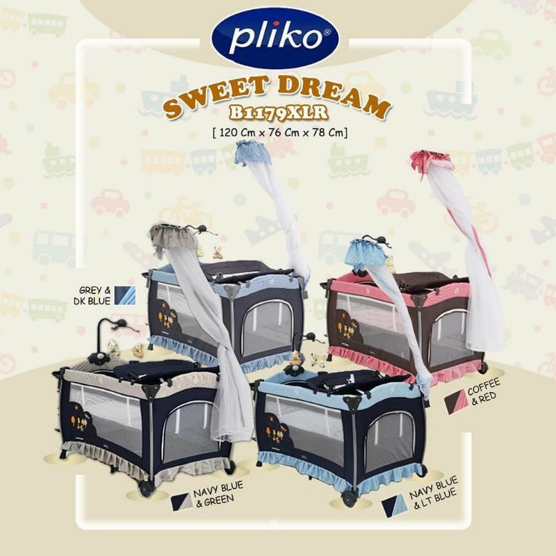 Box Bayi Pliko 1179 XLR Sweet Dream Tempat Tidur Bayi Makassar