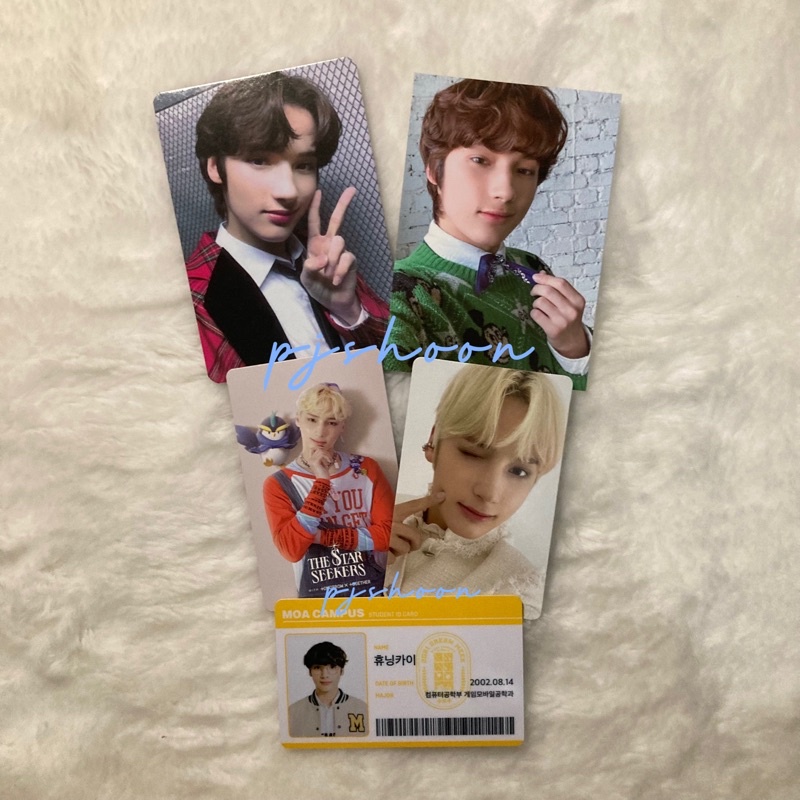 Photocard TXT Hueningkai Bag Fanlive 2021 & Lightstick LS ALBUM TCCFOE PC tomorrow x together hyuka