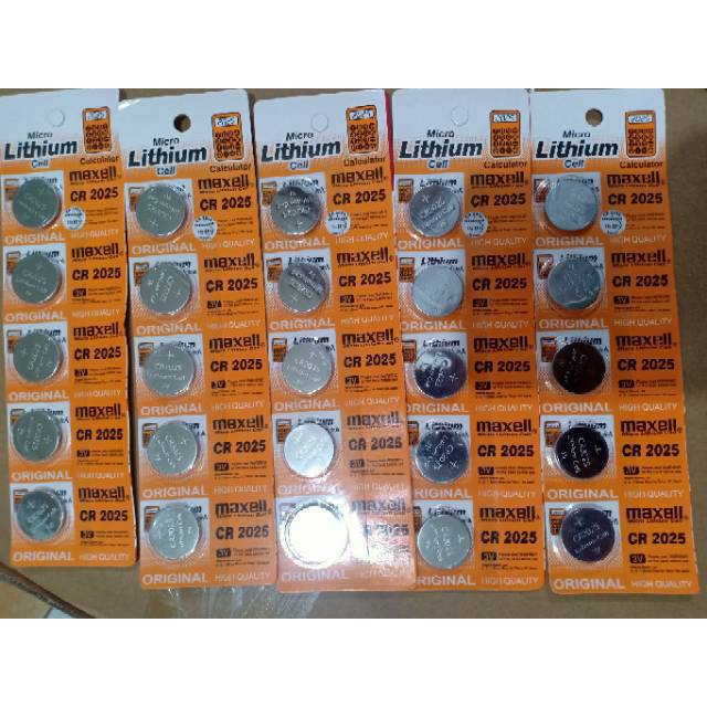 Baterai Murah Lithium Type CR-2025 3V High Quality (Harga 1Butir)