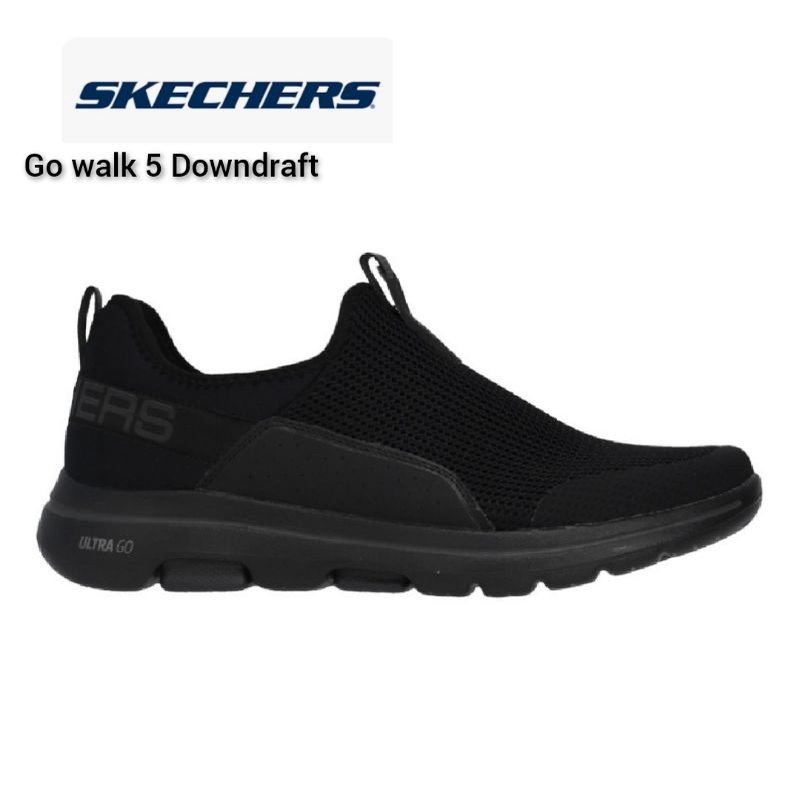 Sepatu pria Skechers go walk5 / Skechers / Skechers Pria go walk 5 Downdraft