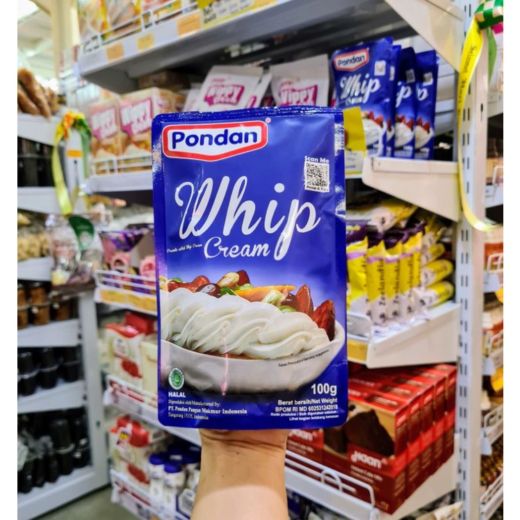 

PONDAN WHIP CREAM 100GR