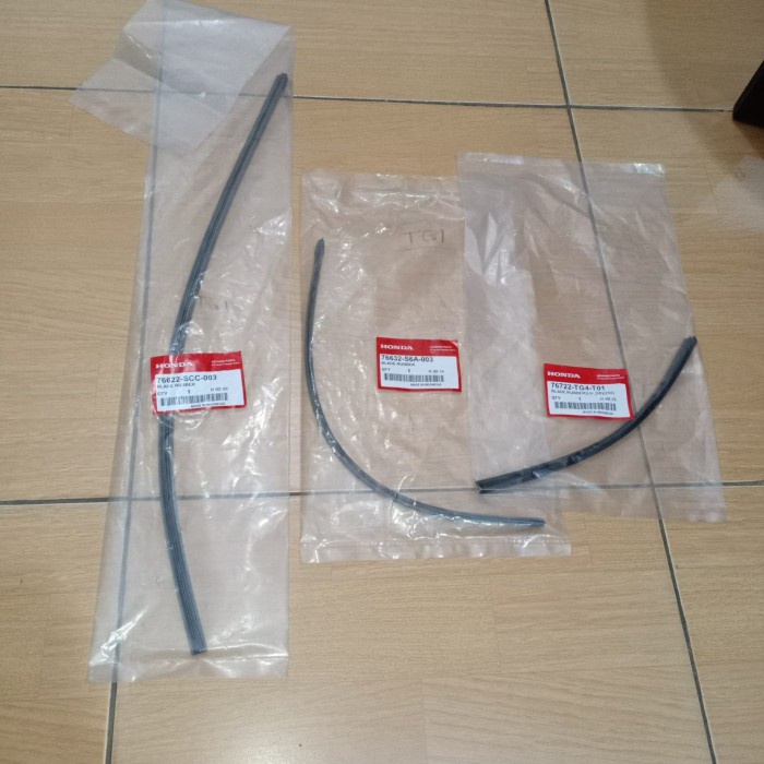 Karet Wiper Set Depan Belakang Brio 2019-2020+ Genuine