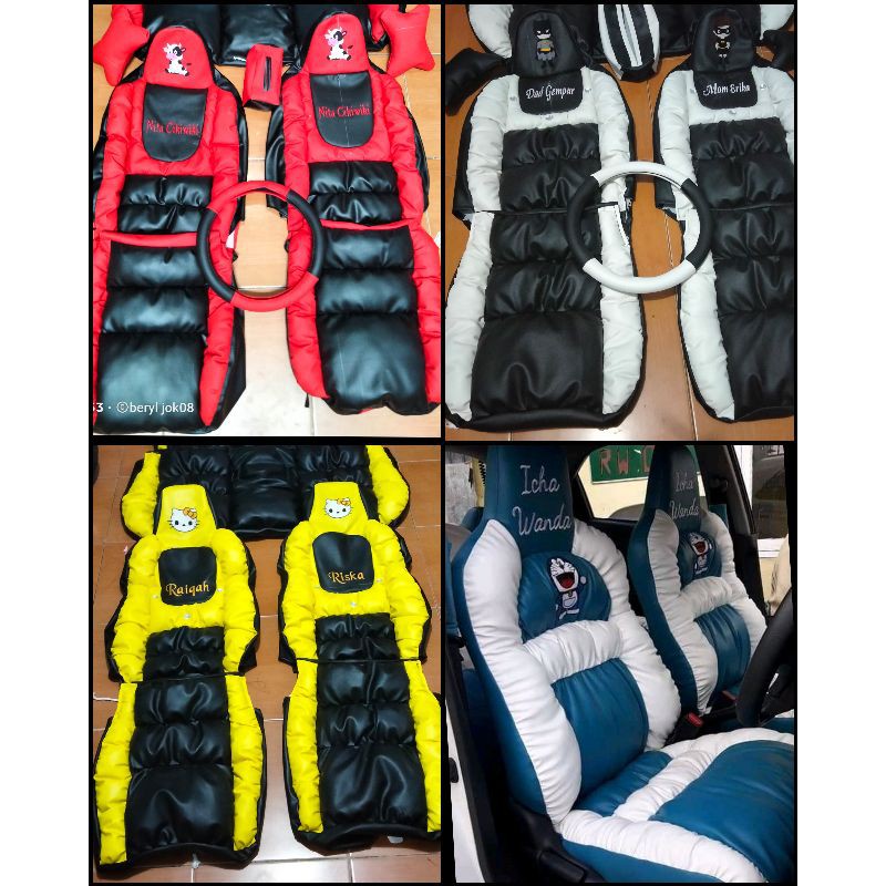 sarung jok mobil cover jok mobil bungkus jok mobil karakter Avanza Xenia Sigra calya rush terios