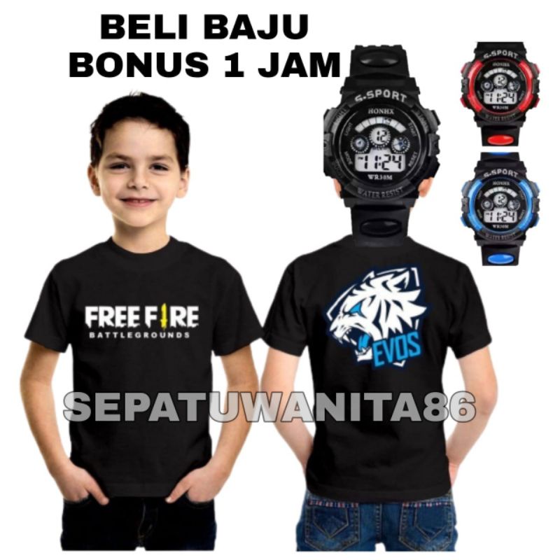 Kaos Anak / Kaos Anak FF / Kaos  Anak / Kaos Anak