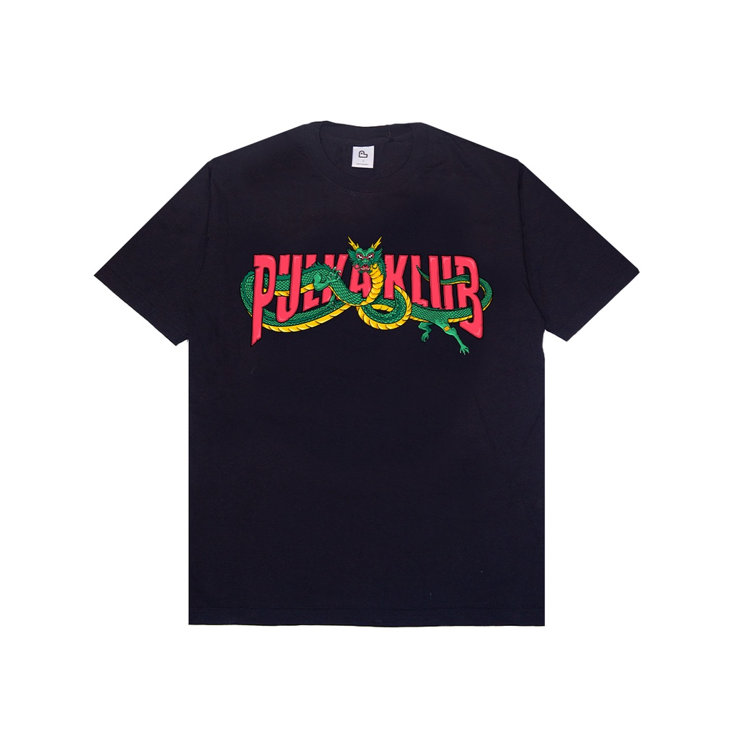 PULKA - TSHIRT KAOS HITAM - NAGA